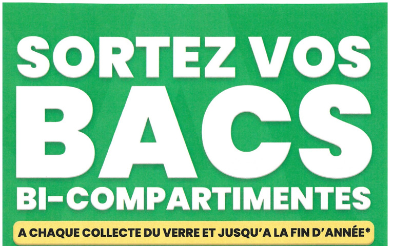 Bacs bi-compartimentés